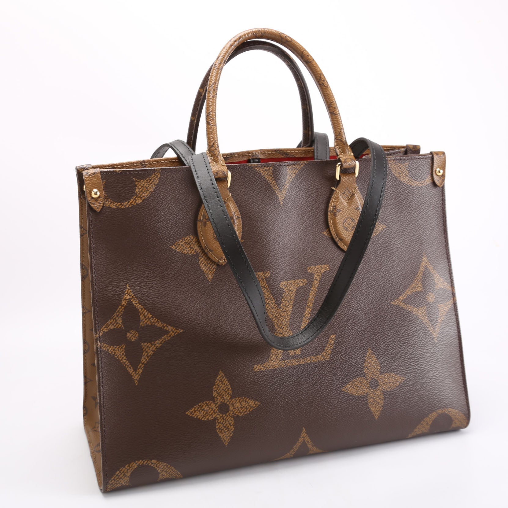 Louis Vuitton ONTHEGO MM Reverse Monogram Handbag Reverse 3