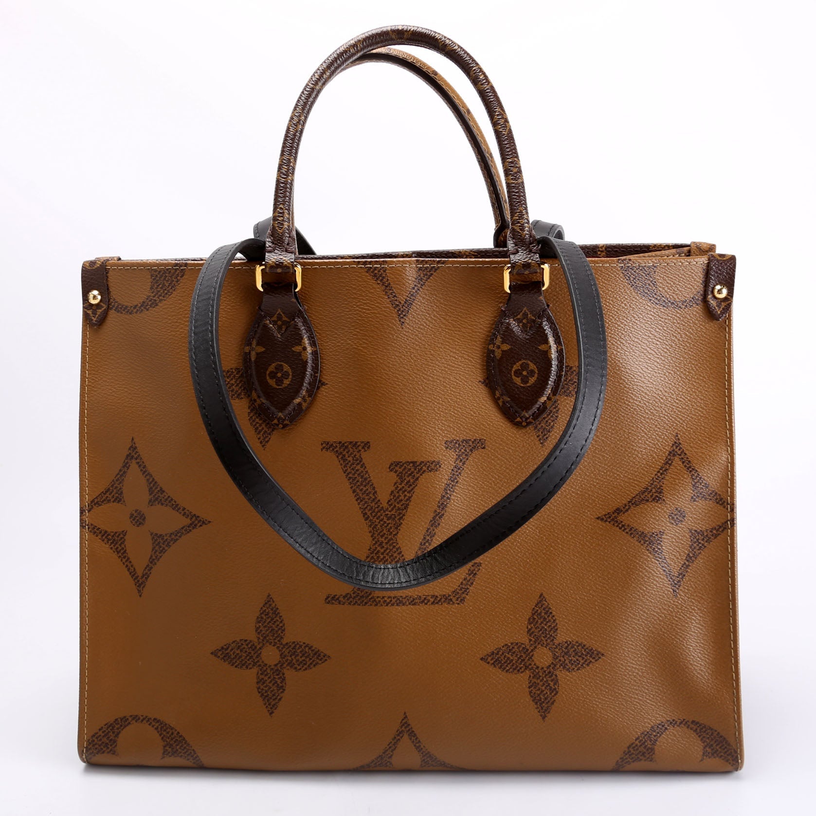 Louis Vuitton ONTHEGO MM Reverse Monogram Handbag Reverse 3