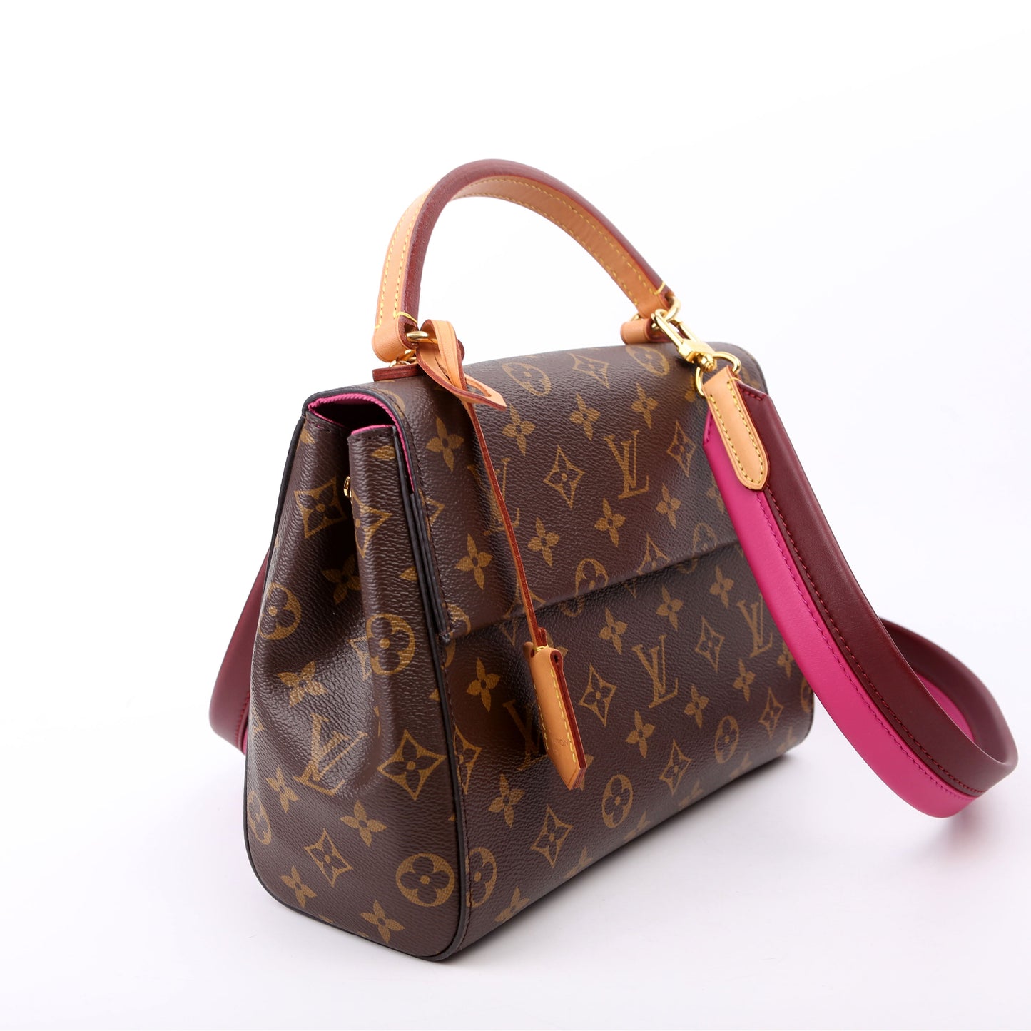 Louis Vuitton Cluny BB Monogram Pink Handbag Monogram Pink