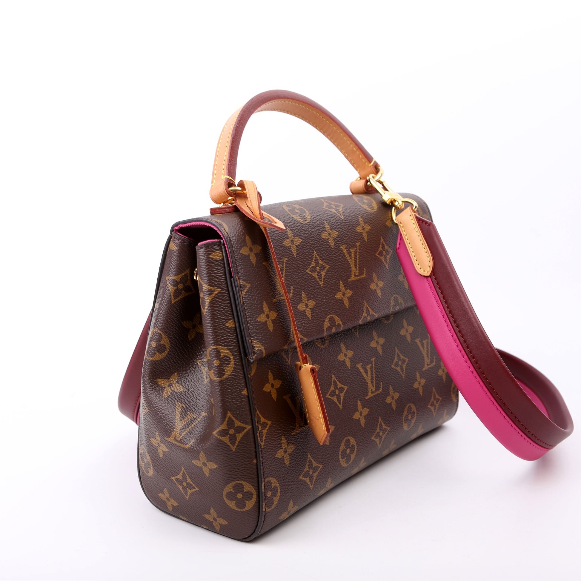 Louis Vuitton Cluny BB Monogram Pink Handbag Monogram Pink