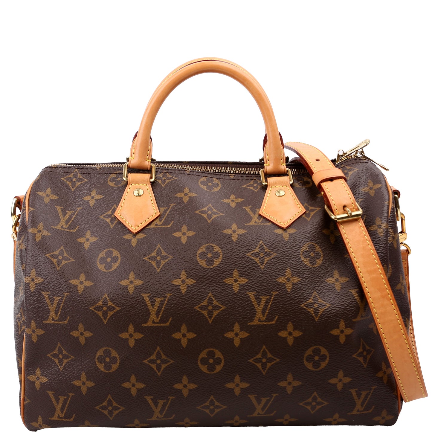 Louis Vuitton Speedy 30 Bandouliere Monogram Handbag Monogram 40