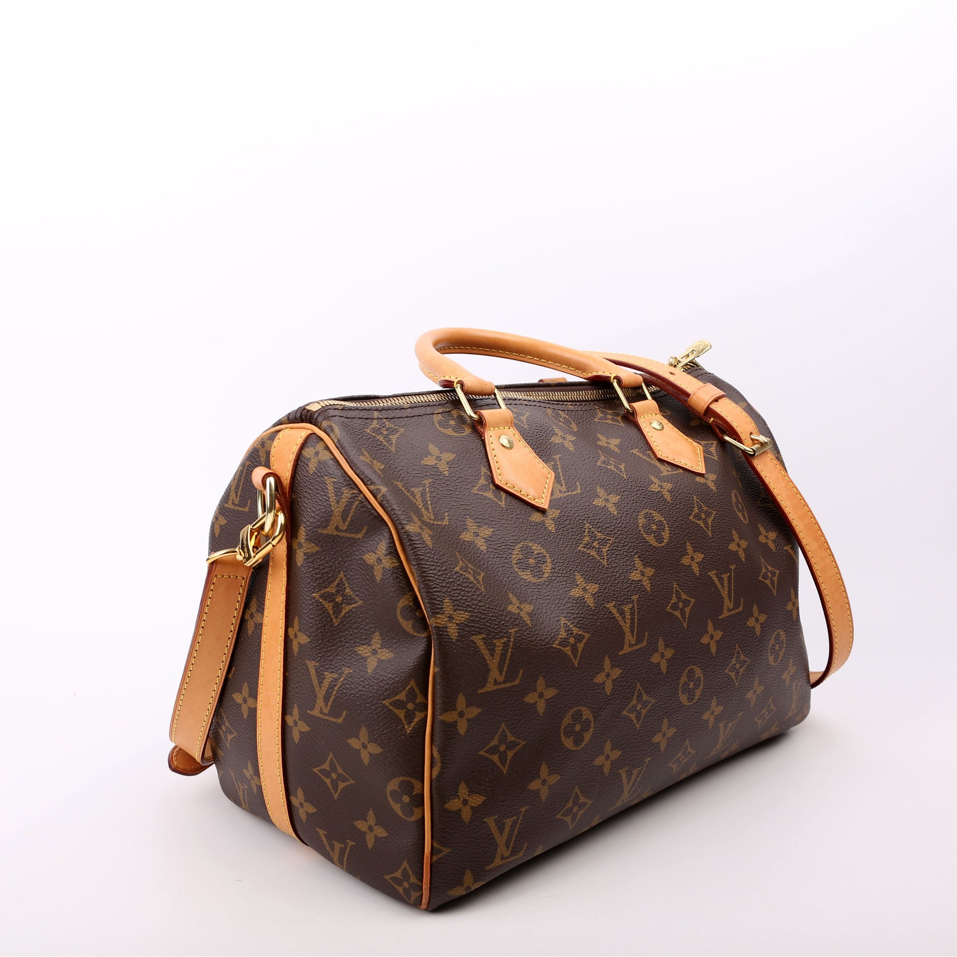 Louis Vuitton Speedy 30 Bandouliere Monogram Handbag Monogram 40