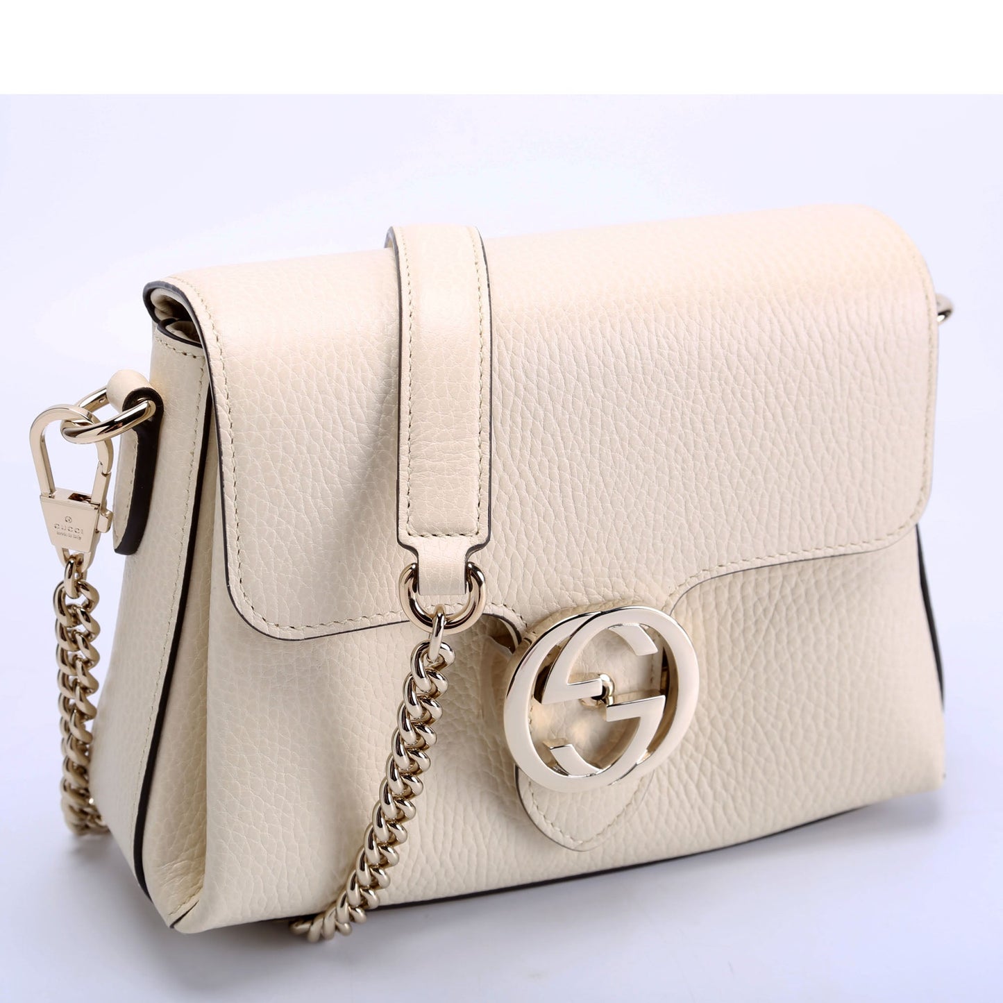Gucci Interlock Cream Small Crossbody Bag
