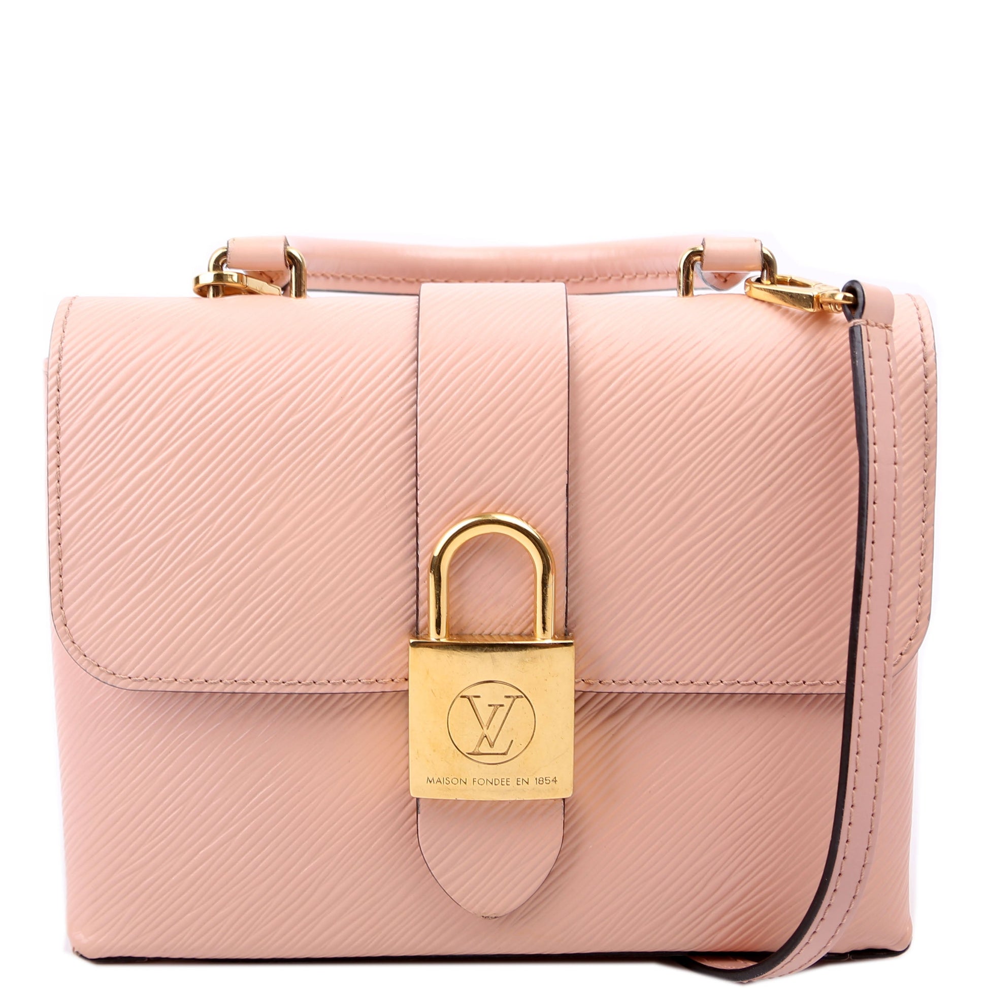 Louis Vuitton Locky BB Epi Pink Handbag