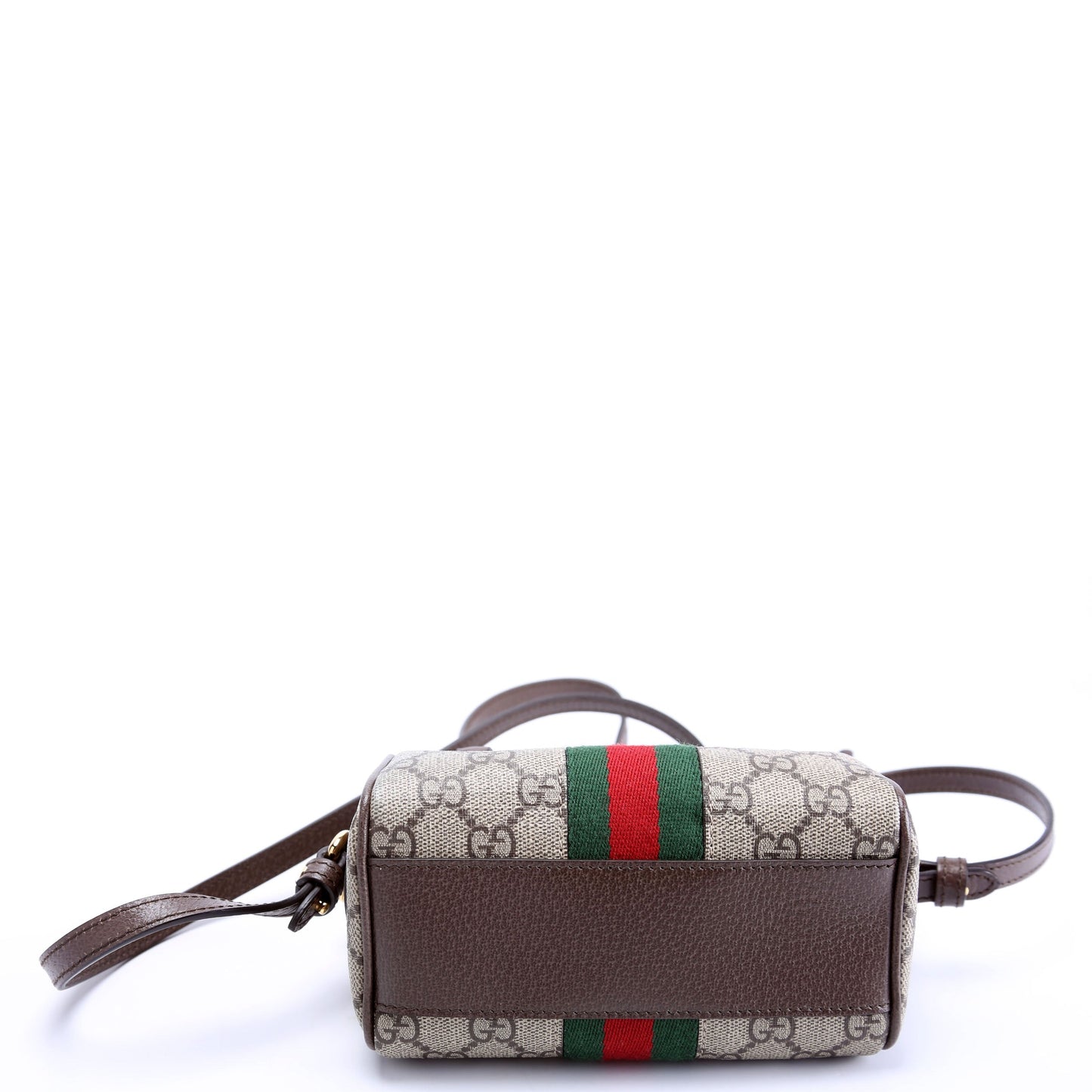 Gucci GG Supreme Ophidia Boston Brown Travel Bag