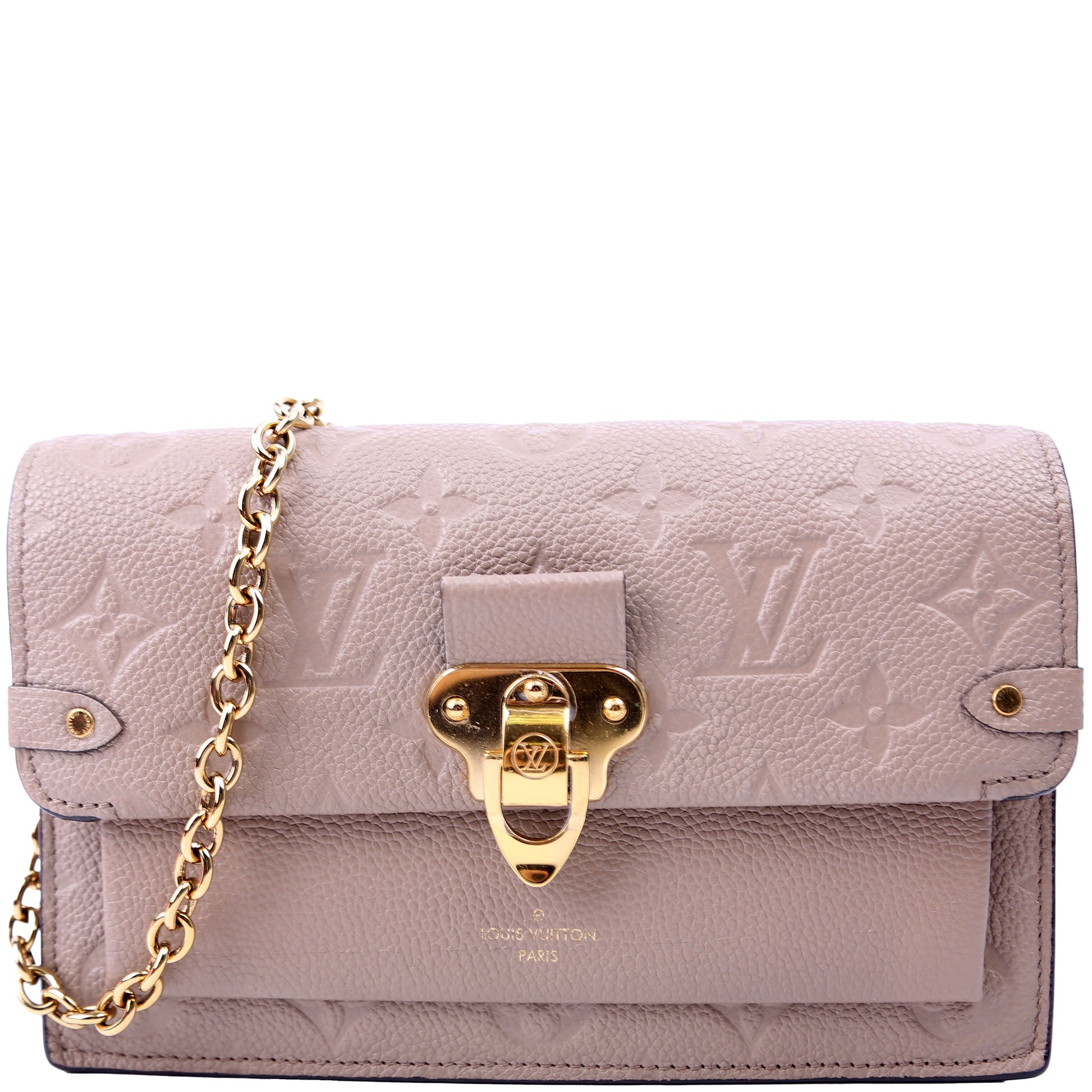 Louis Vuitton Vavin Taupe Empreinte Wallet Case