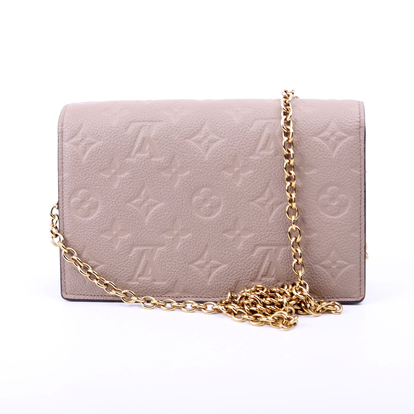Louis Vuitton Vavin Taupe Empreinte Wallet Case
