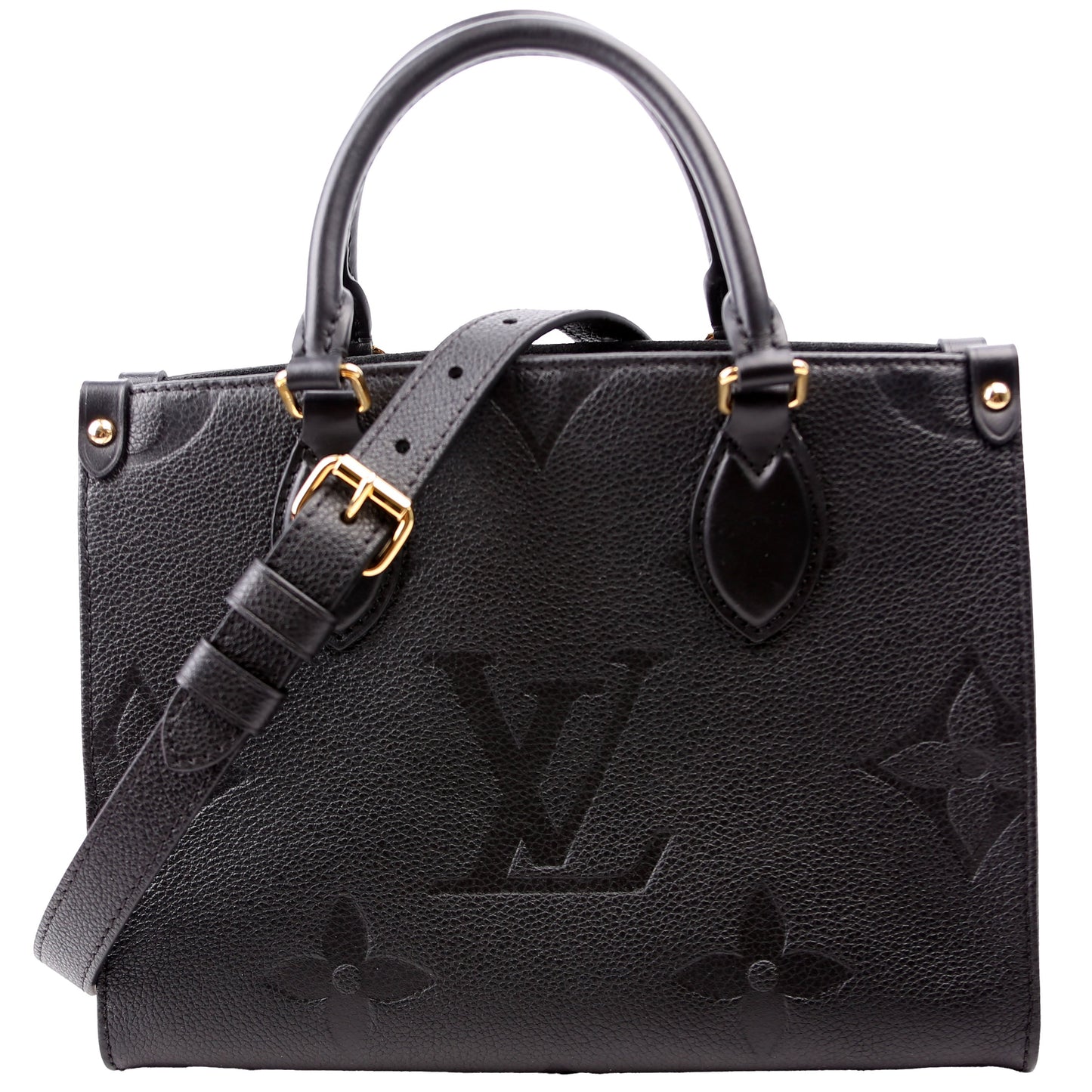 Louis Vuitton ONTHEGO PM Empreinte Black Handbag