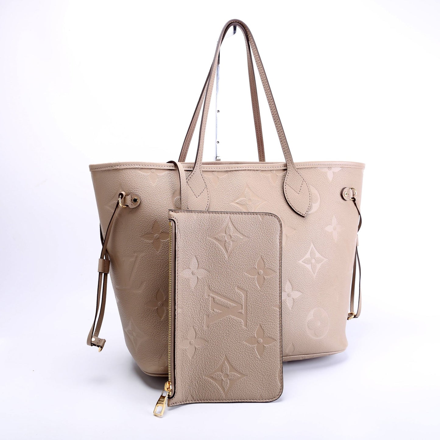 Louis Vuitton Neverfull MM Turtle Dove Empreinte Wallet Case
