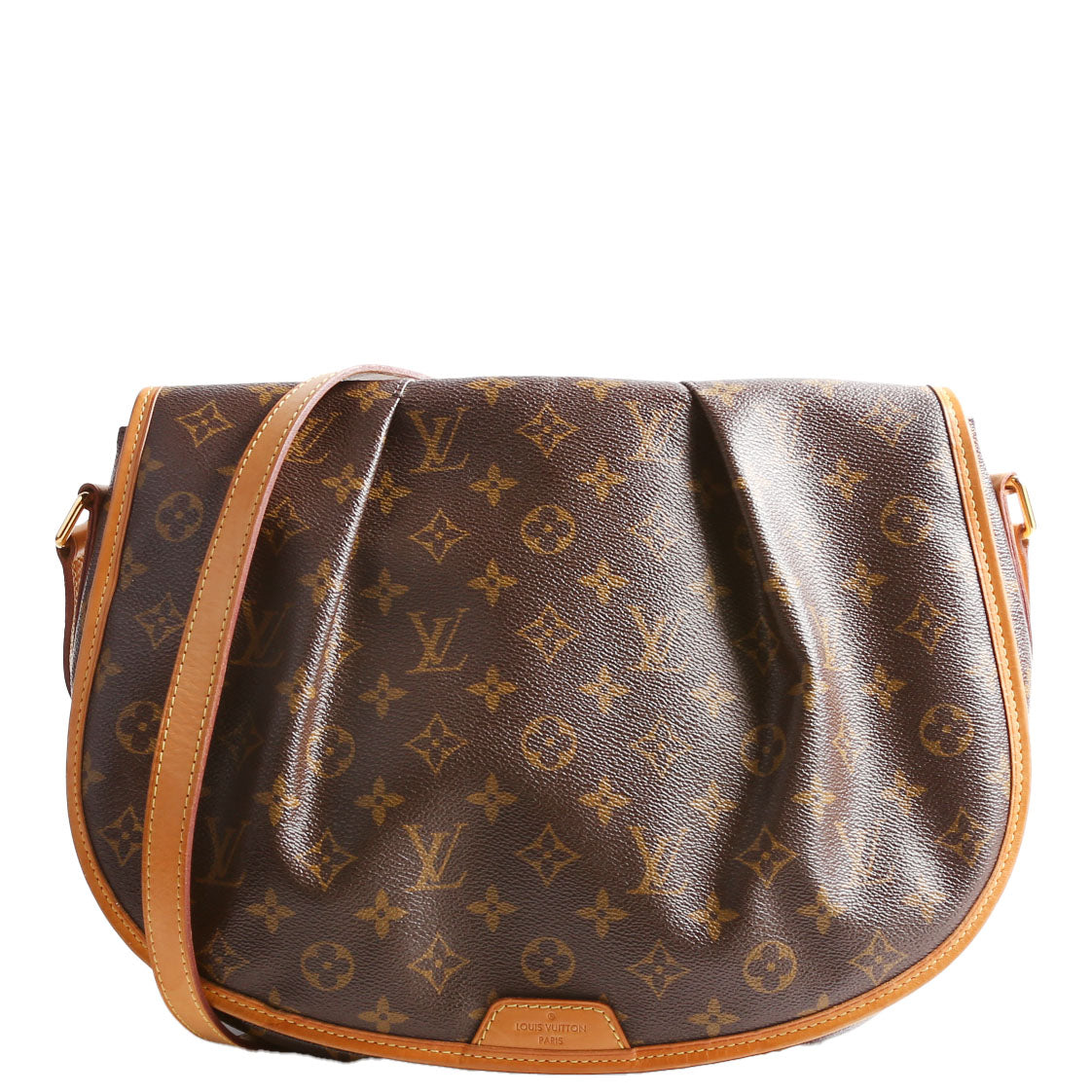Louis Vuitton Menilmontant MM Monogram Brown Handbag