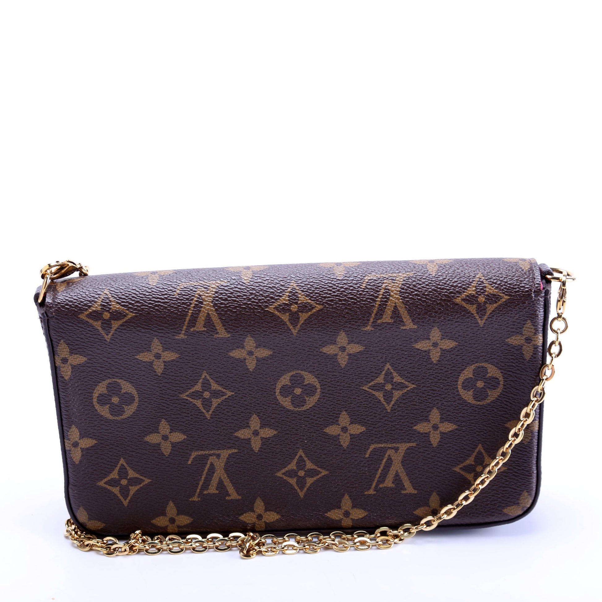 Louis Vuitton Pochette Felicie XMAS Animation Hollywood Monogram Clutch Bag
