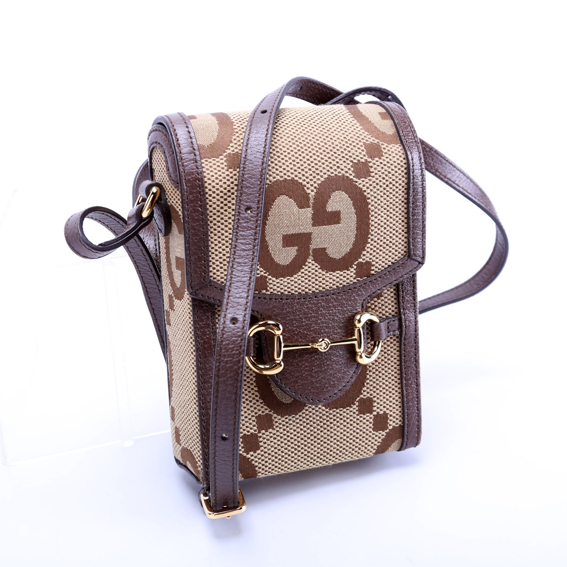 Gucci Horsebit Jumbo GG Canvas Mini Travel Bag Bag 1