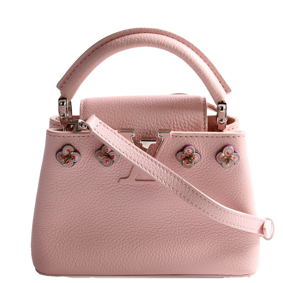 Louis Vuitton Capucines Flowers Taurillon Pink Hat