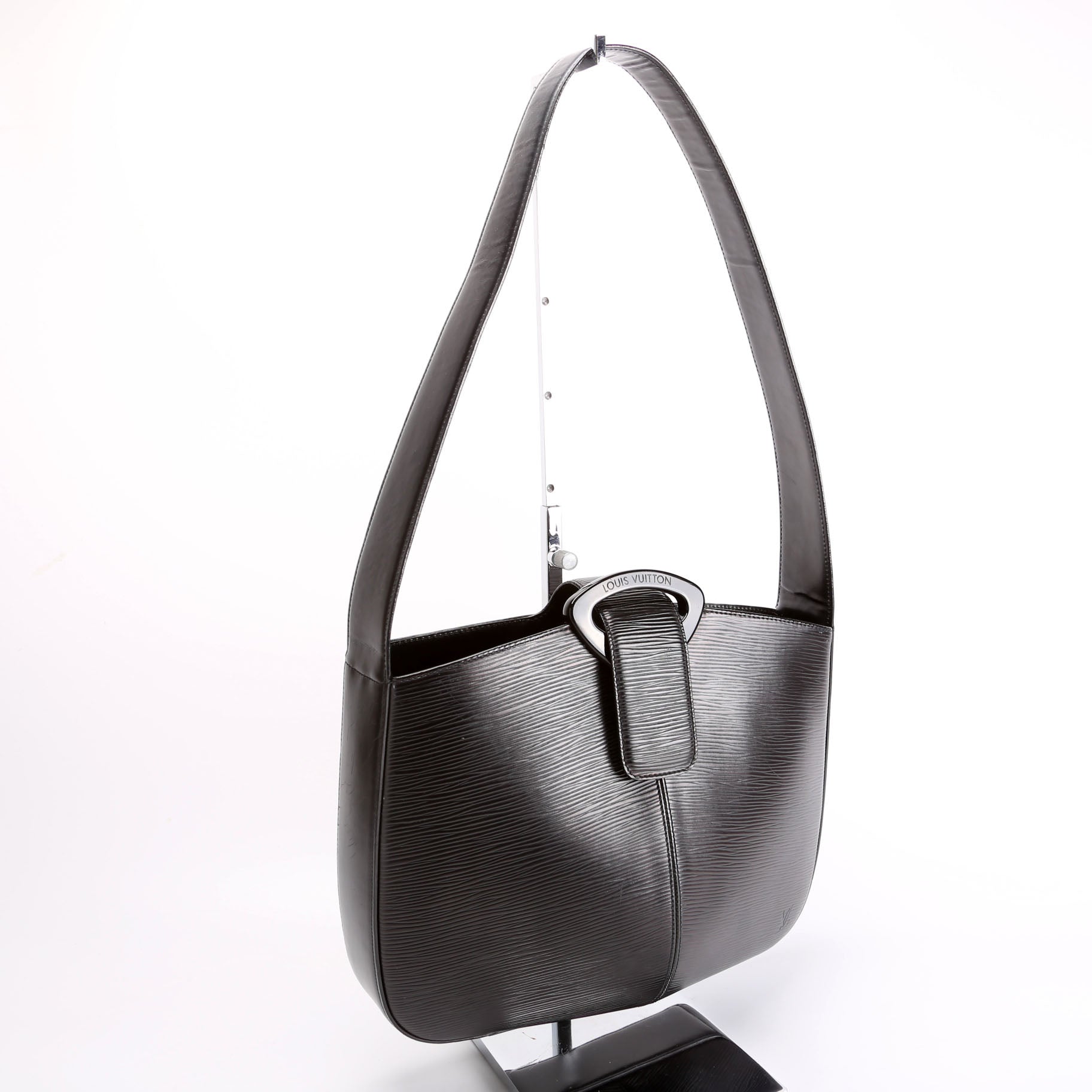 Louis Vuitton Reverie Black Epi Handbag Black 2