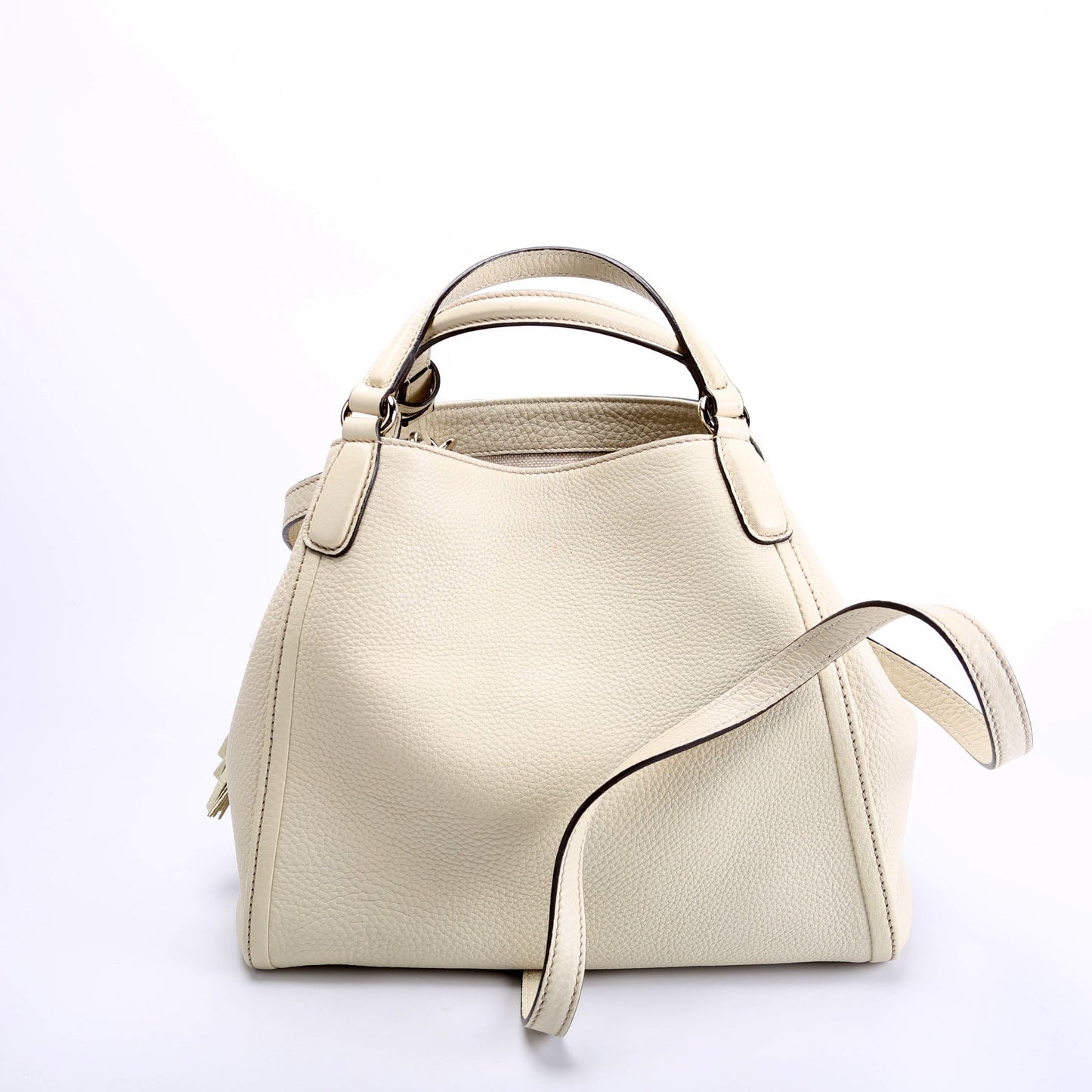 Gucci Soho Off Leather White Shoulder Bag