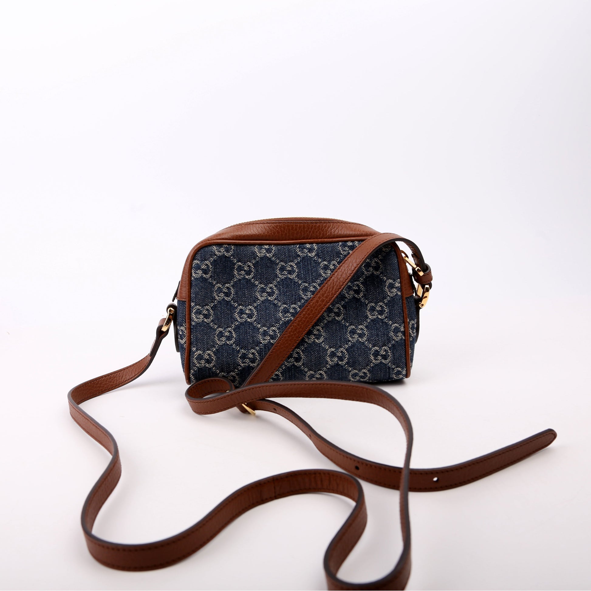 Gucci GG Ophidia Denim Mini Travel Bag Ophidia 1