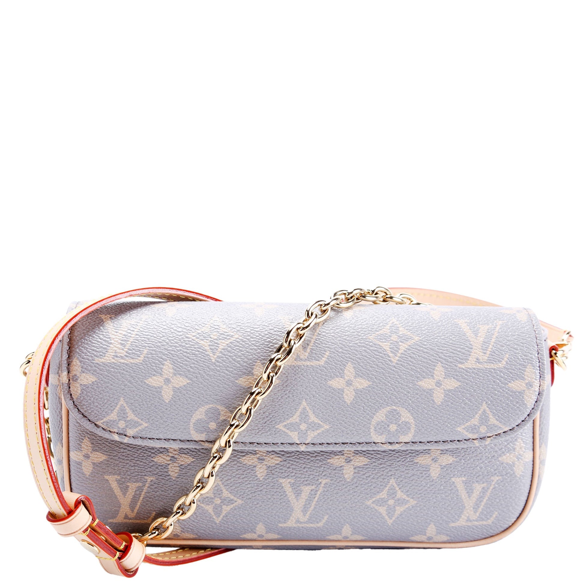 Louis Vuitton Ivy On Trianon Monogram Gray Wallet Case