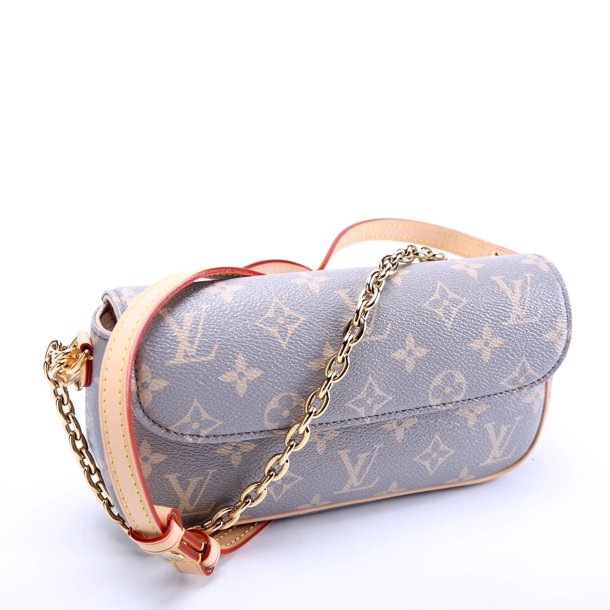 Louis Vuitton Ivy On Trianon Monogram Gray Wallet Case