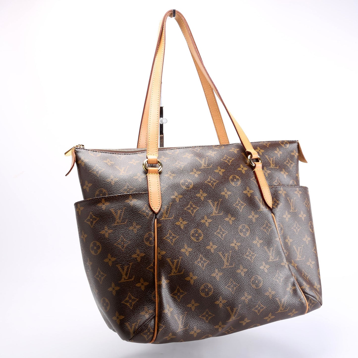 Louis Vuitton Tottally Monogram Brown Beige MM Handbag