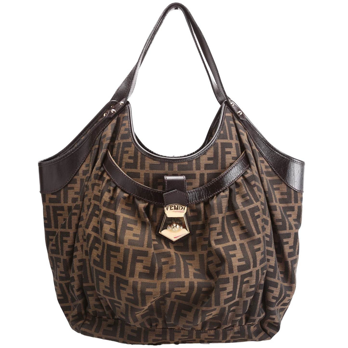 Fendi 8Br635 Ff Zucca Chef Tote Bag Large