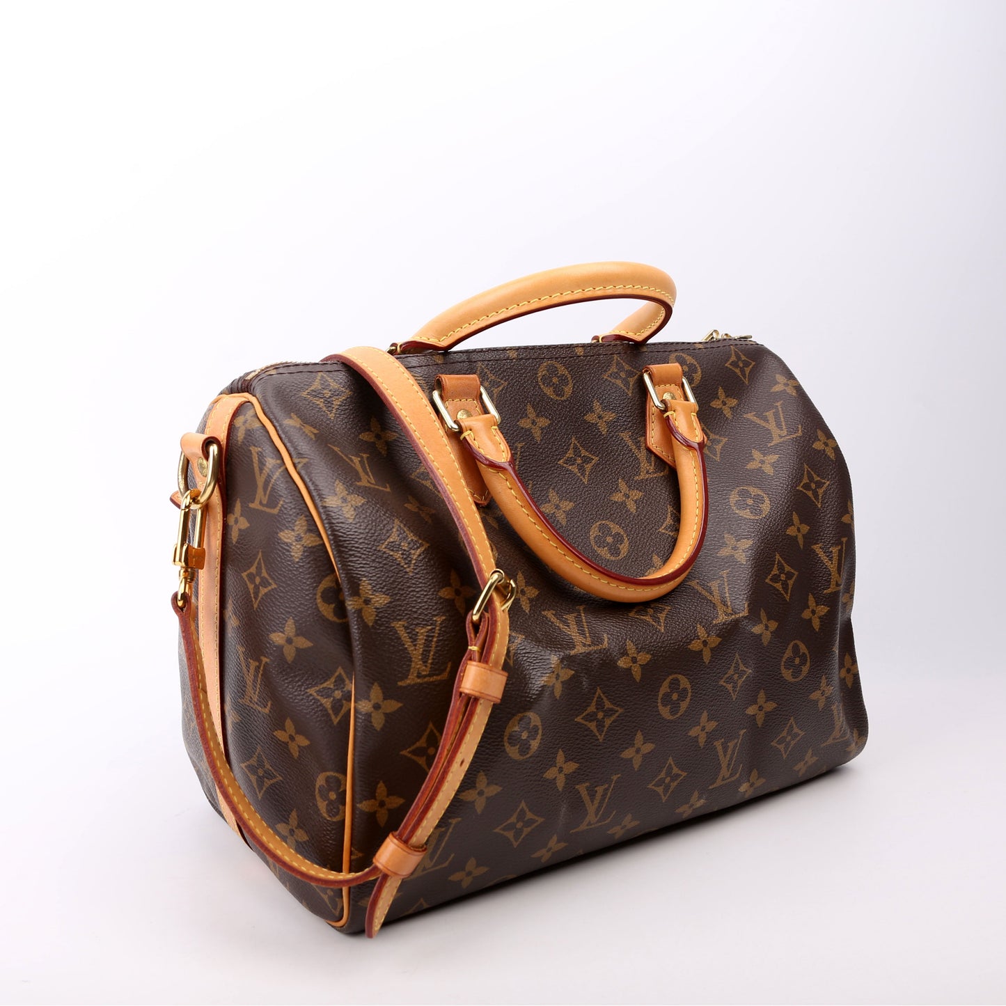 Louis Vuitton Speedy 30 Bandouliere Monogram Handbag Monogram 41