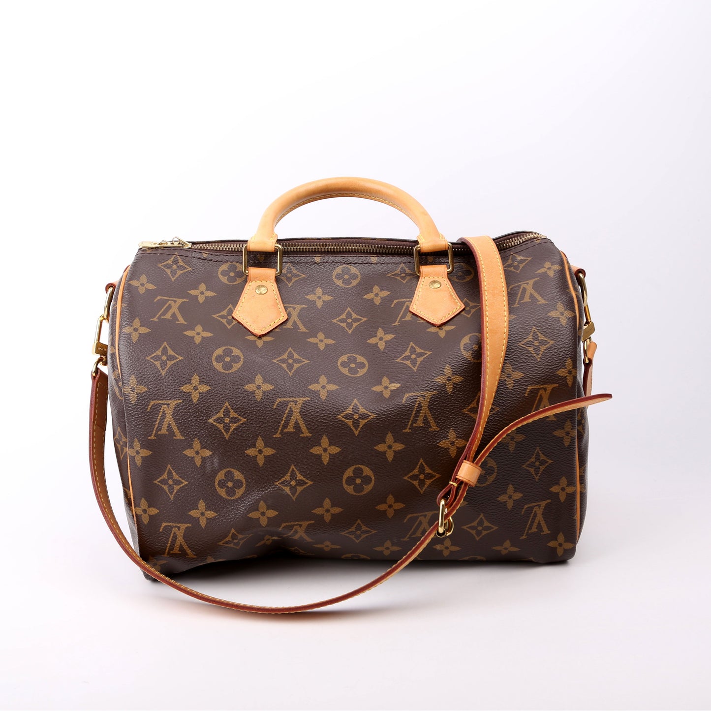 Louis Vuitton Speedy 30 Bandouliere Monogram Handbag Monogram 41