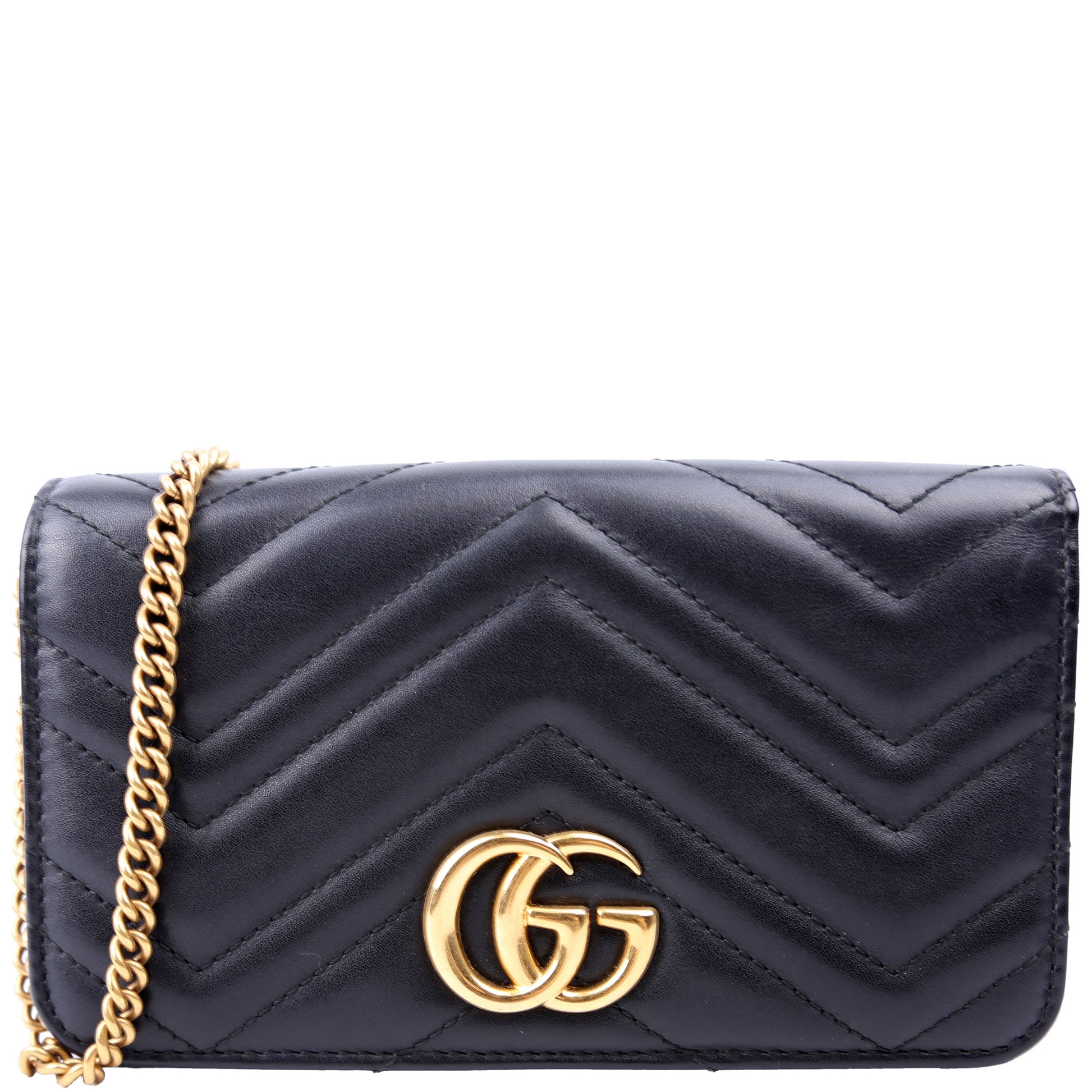 Gucci GG Marmont Black Mini Travel Bag Black 1