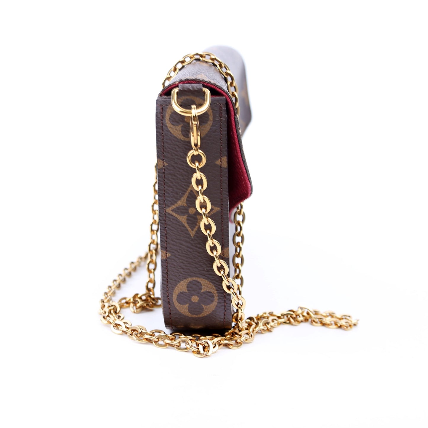 Louis Vuitton Pochette Felicie Berry Monogram Clutch Bag