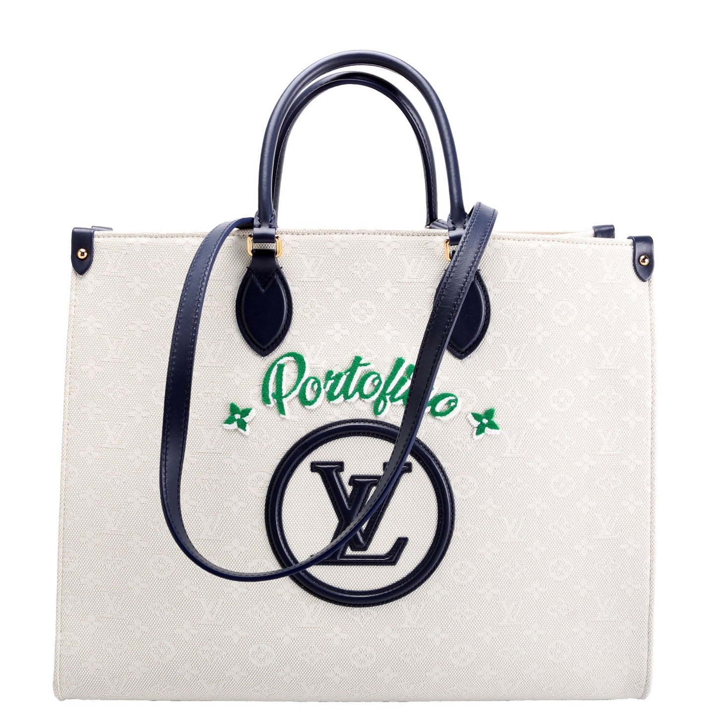 Louis Vuitton ONTHEGO GM Jacquard Embroidered Tufted Monogram Handbag