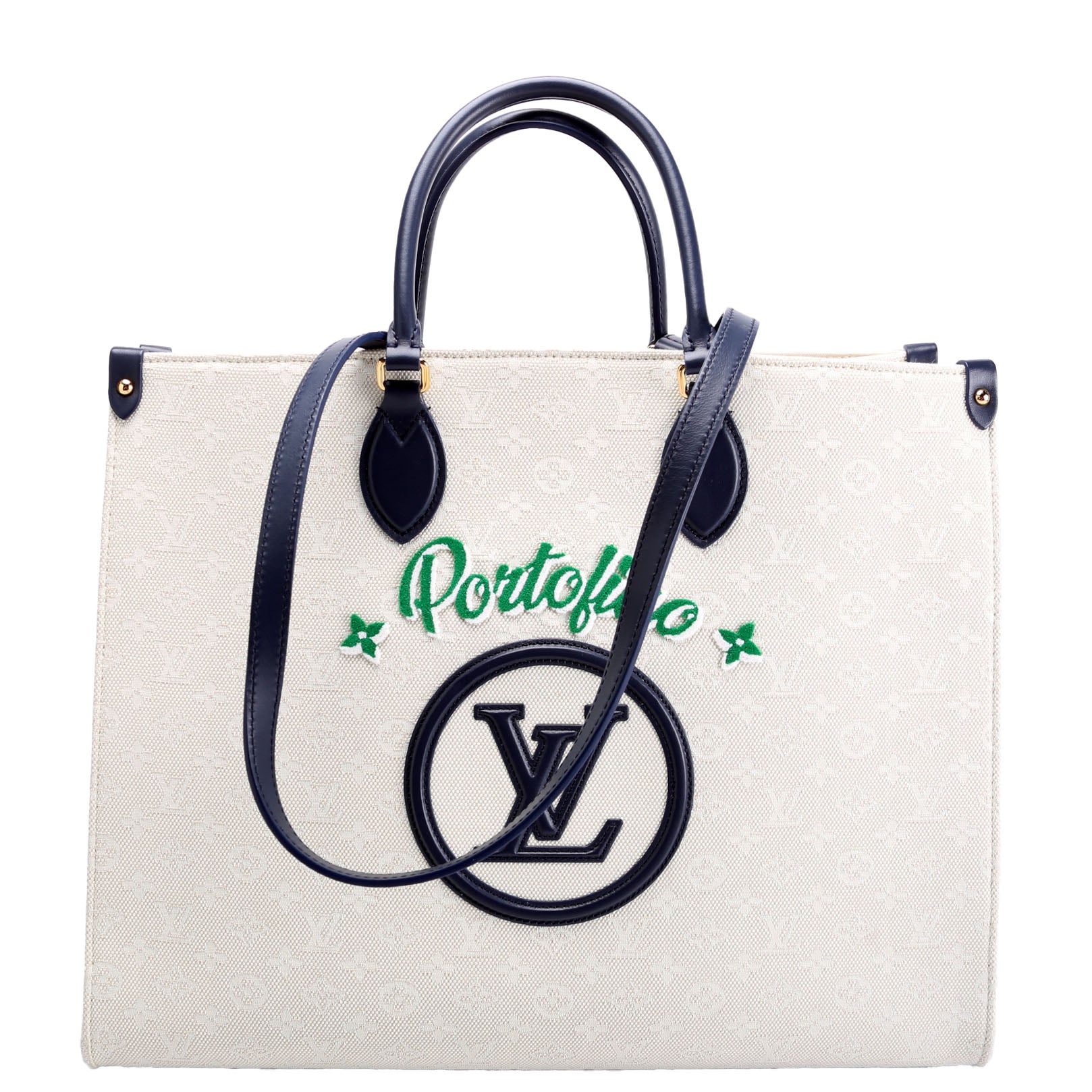 Louis Vuitton ONTHEGO GM Jacquard Embroidered Tufted Monogram Handbag