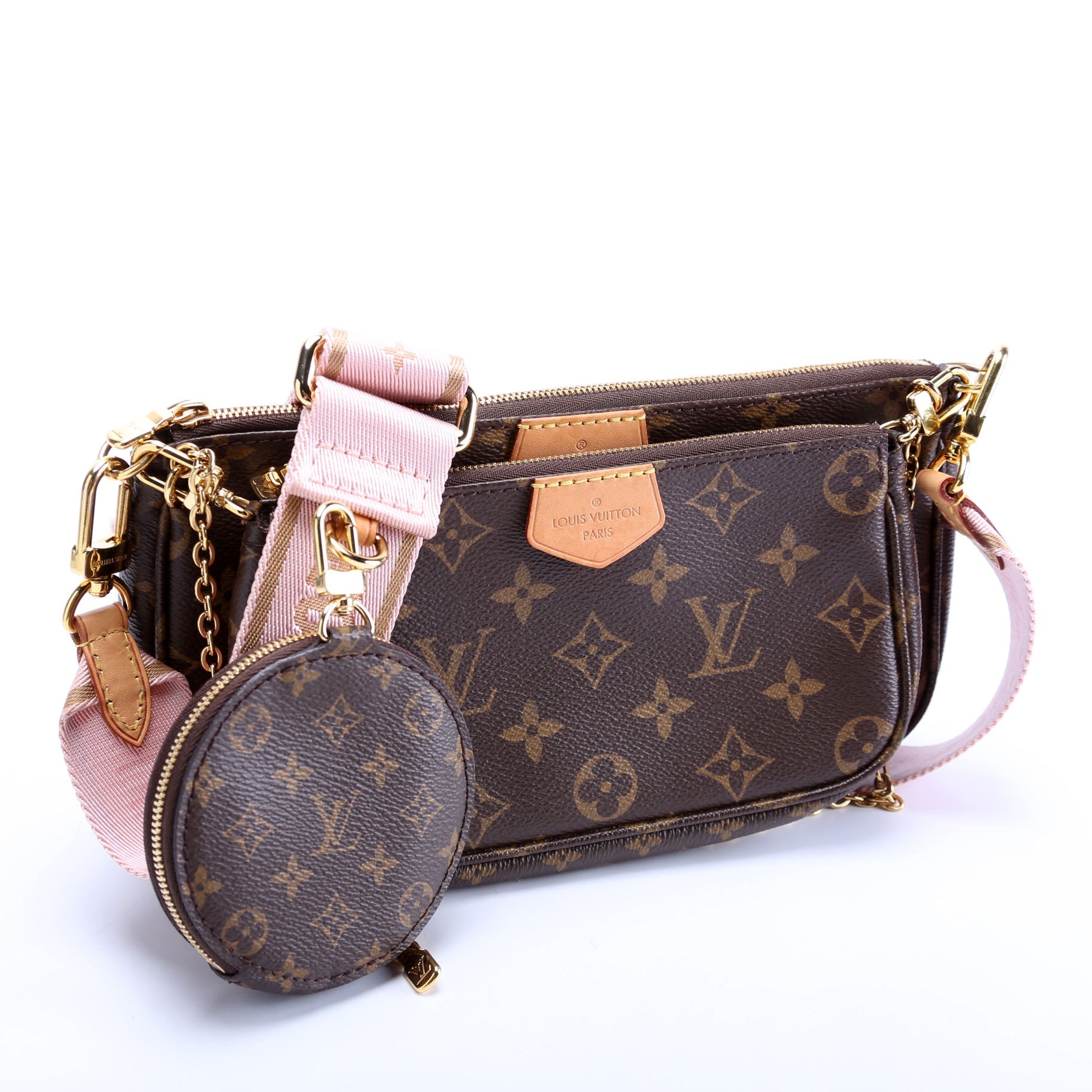 Louis Vuitton Multi Pochette Monogram Clutch Bag Monogram 28