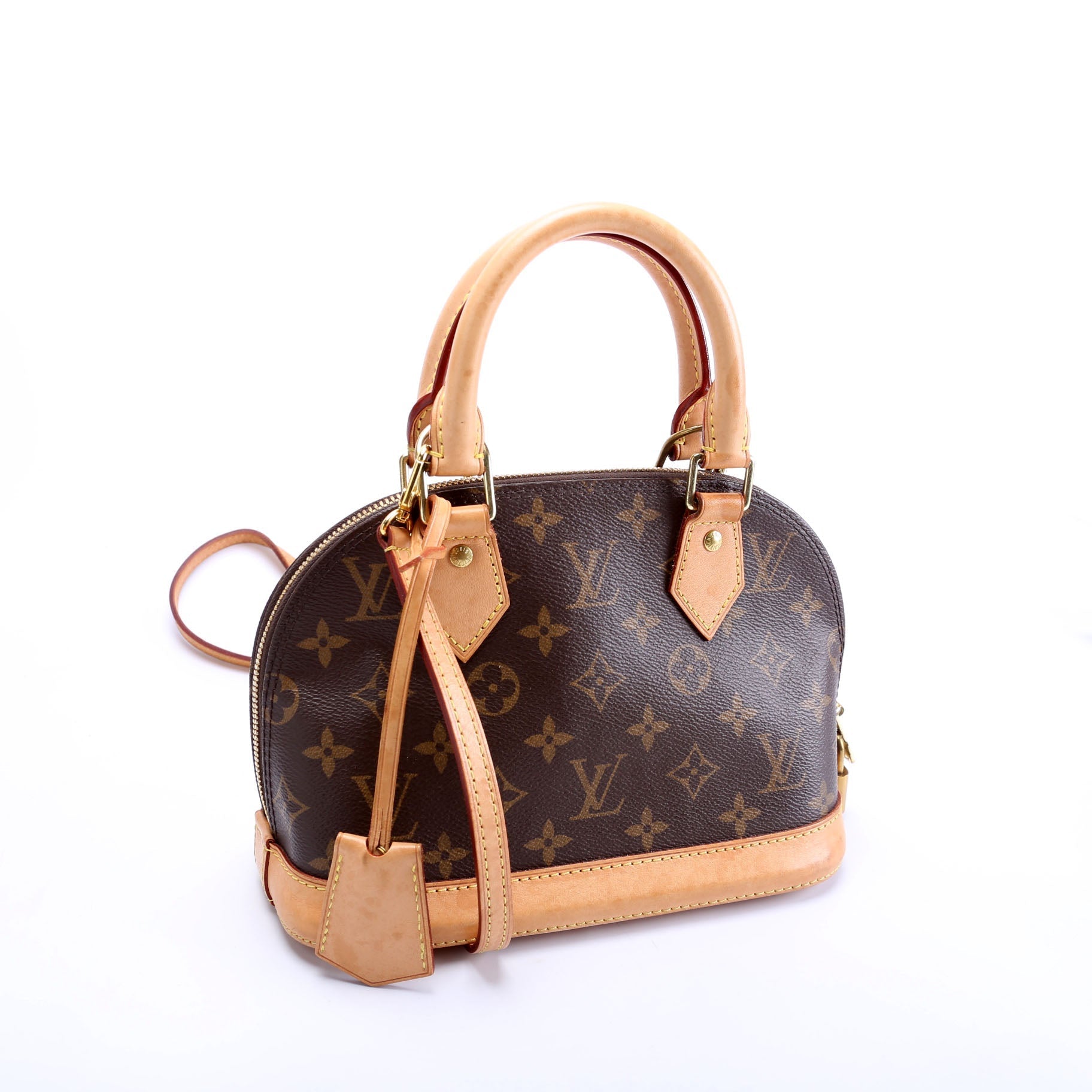 Louis Vuitton Alma BB Monogram Handbag Monogram 20