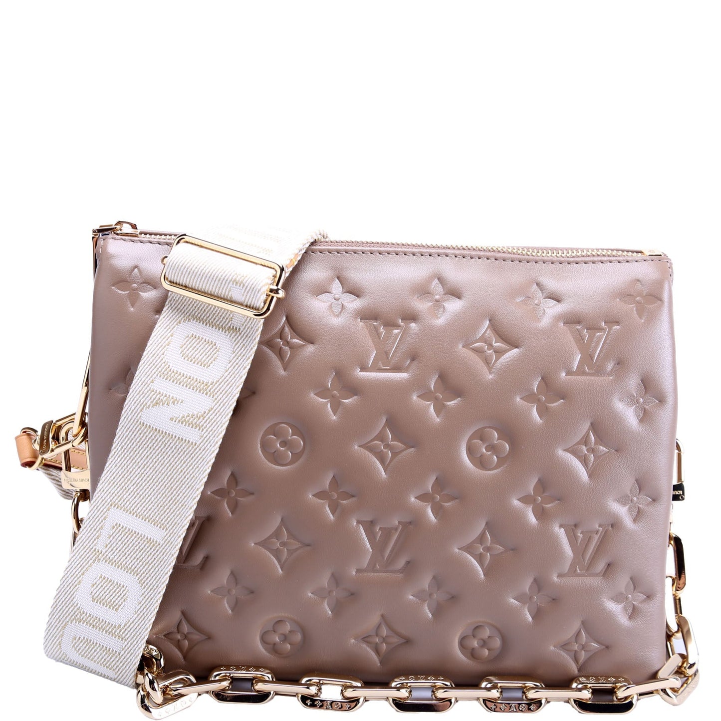 Louis Vuitton Coussin PM NV Tan Lambskin Handbag Tan 1
