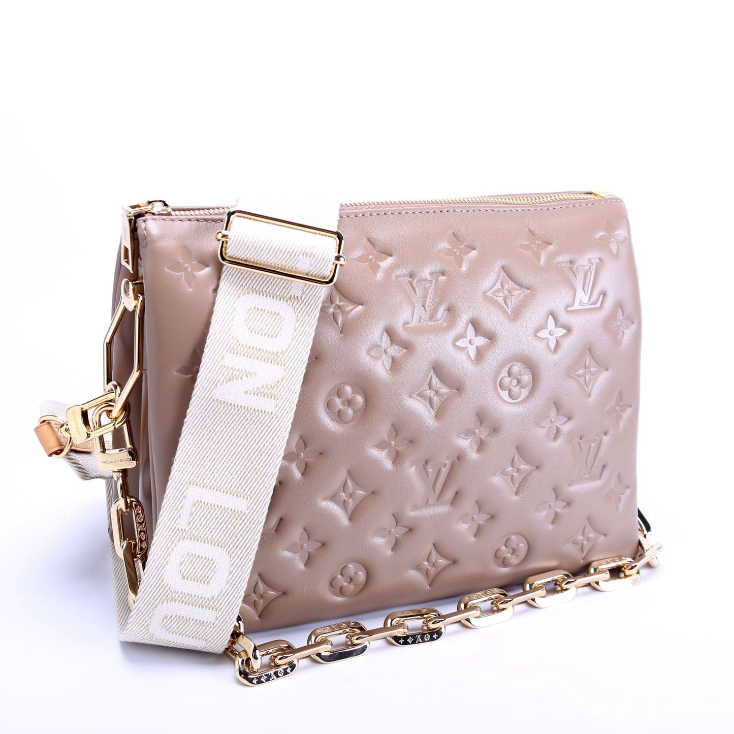 Louis Vuitton Coussin PM NV Tan Lambskin Handbag Tan 1