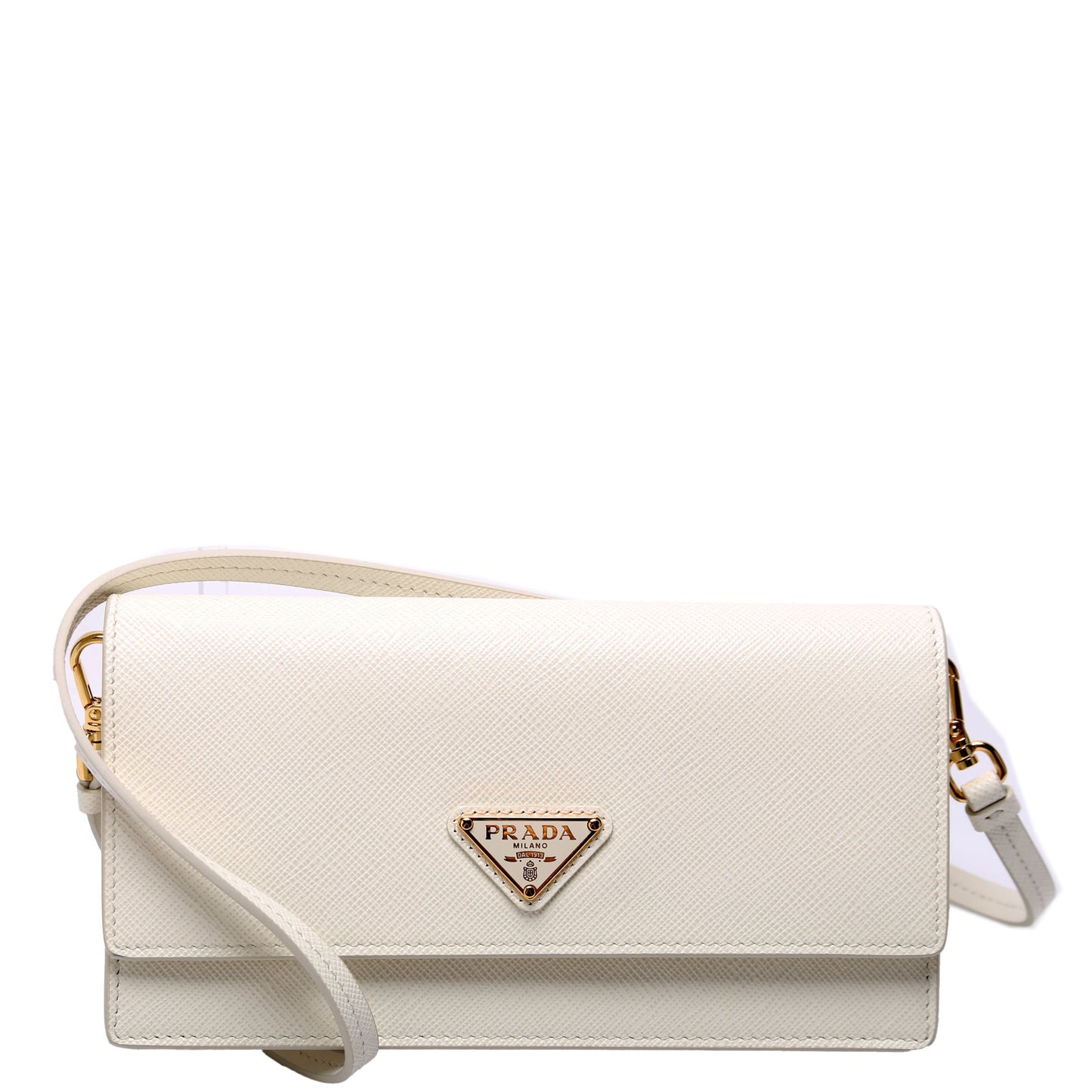 Prada Saffiano Bag White Mini Travel Bag