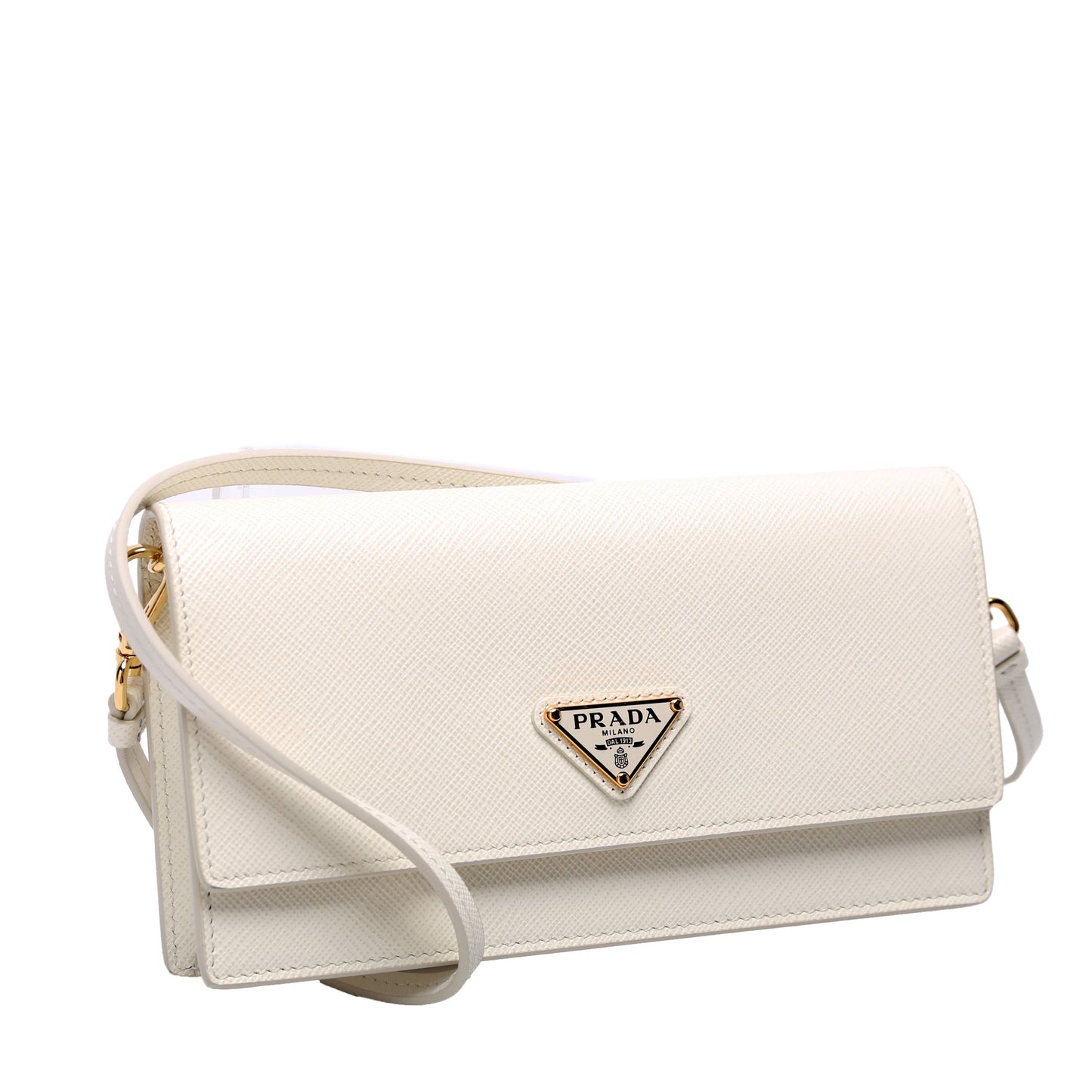 Prada Saffiano Bag White Mini Travel Bag