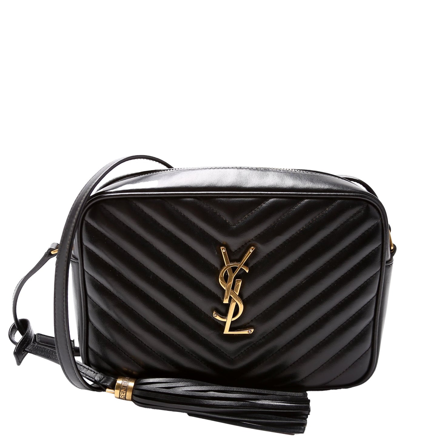 YSL Saint Laurent Saint Laurent Lou Camera Bag Quilted Black Travel Bag