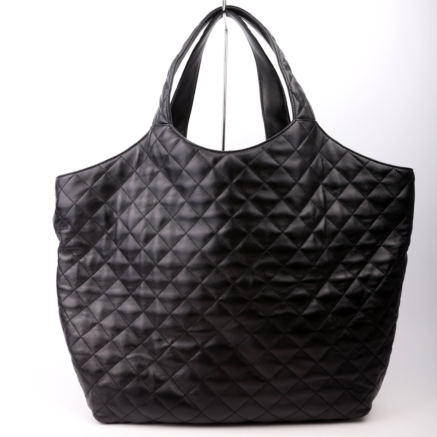 YSL Saint Laurent Icare Shopping Bag Black Maxi Tote Bag Shopping 698651 Black