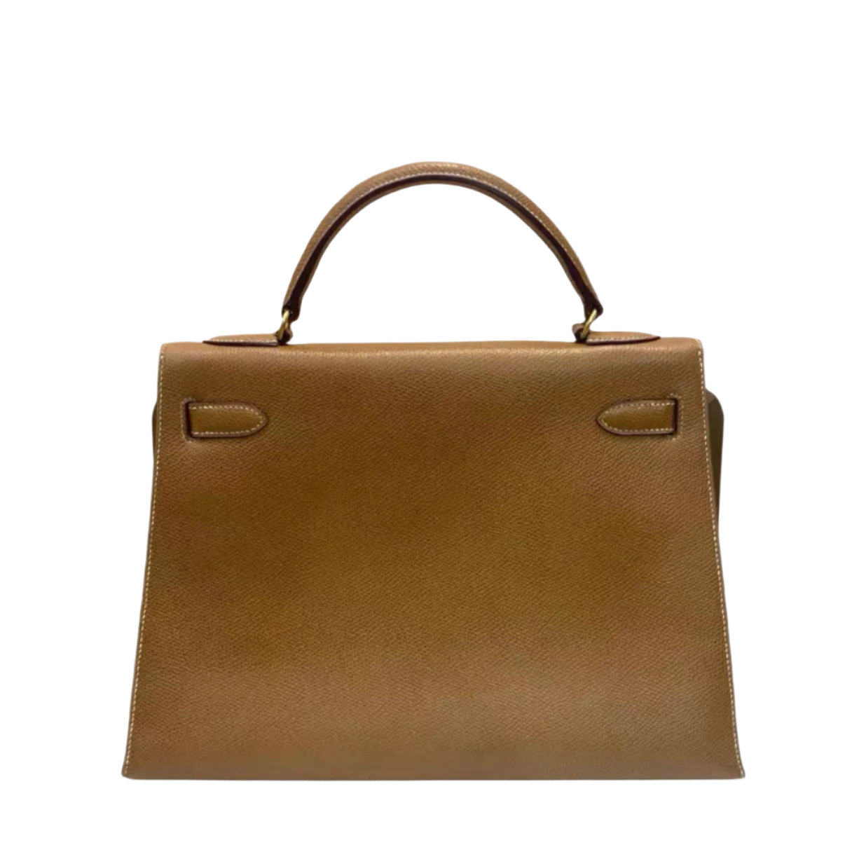 Hermes Kelly Sellier Epsom Hardware With Strap Handbag Leather Gold Travel Bag
