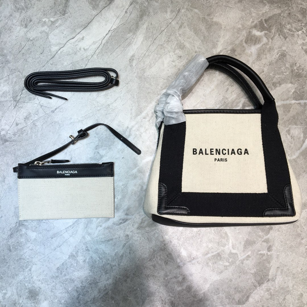 Top Quality Navy Xs Tote Bag In Black