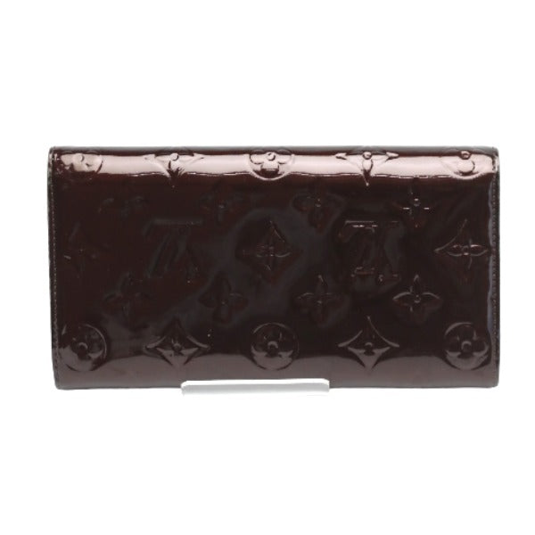 Louis Vuitton Long Purse M93524 Vernis Amarrant Monogram Wallet Case