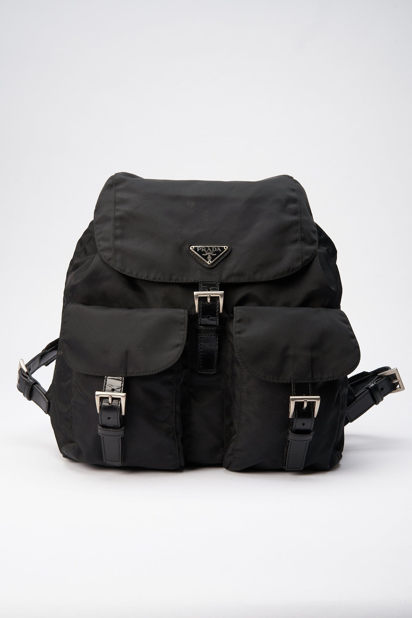 Prada Prada Black Nylon Backpack 1817