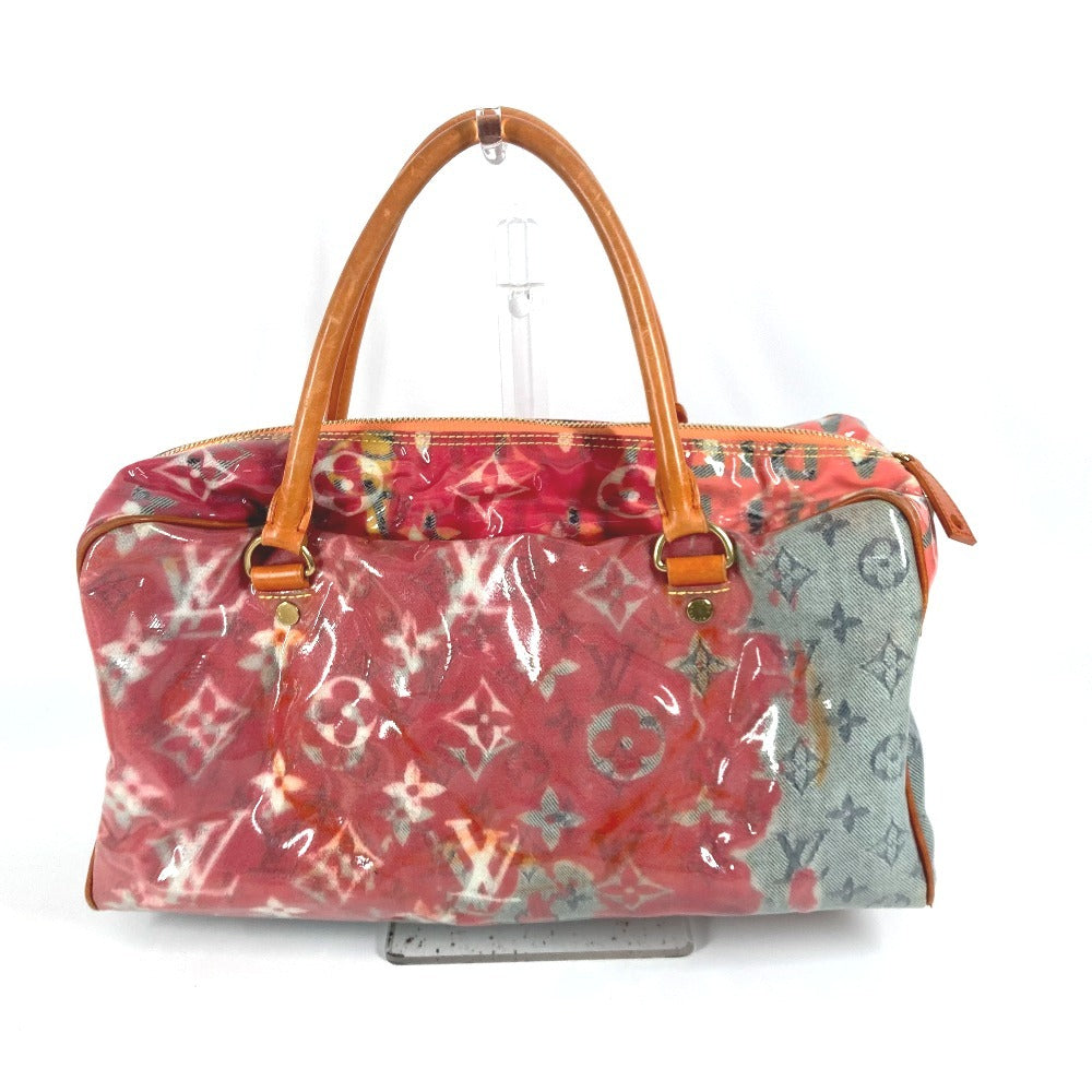 Louis Vuitton Boston Duffel M95734 Plastics pulp Monogram Leather Orange Travel Bag