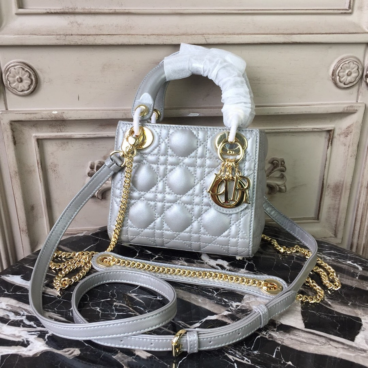 Lady SiTop Qualityer Toned Hardware Gold Mini Chain Mini Bag