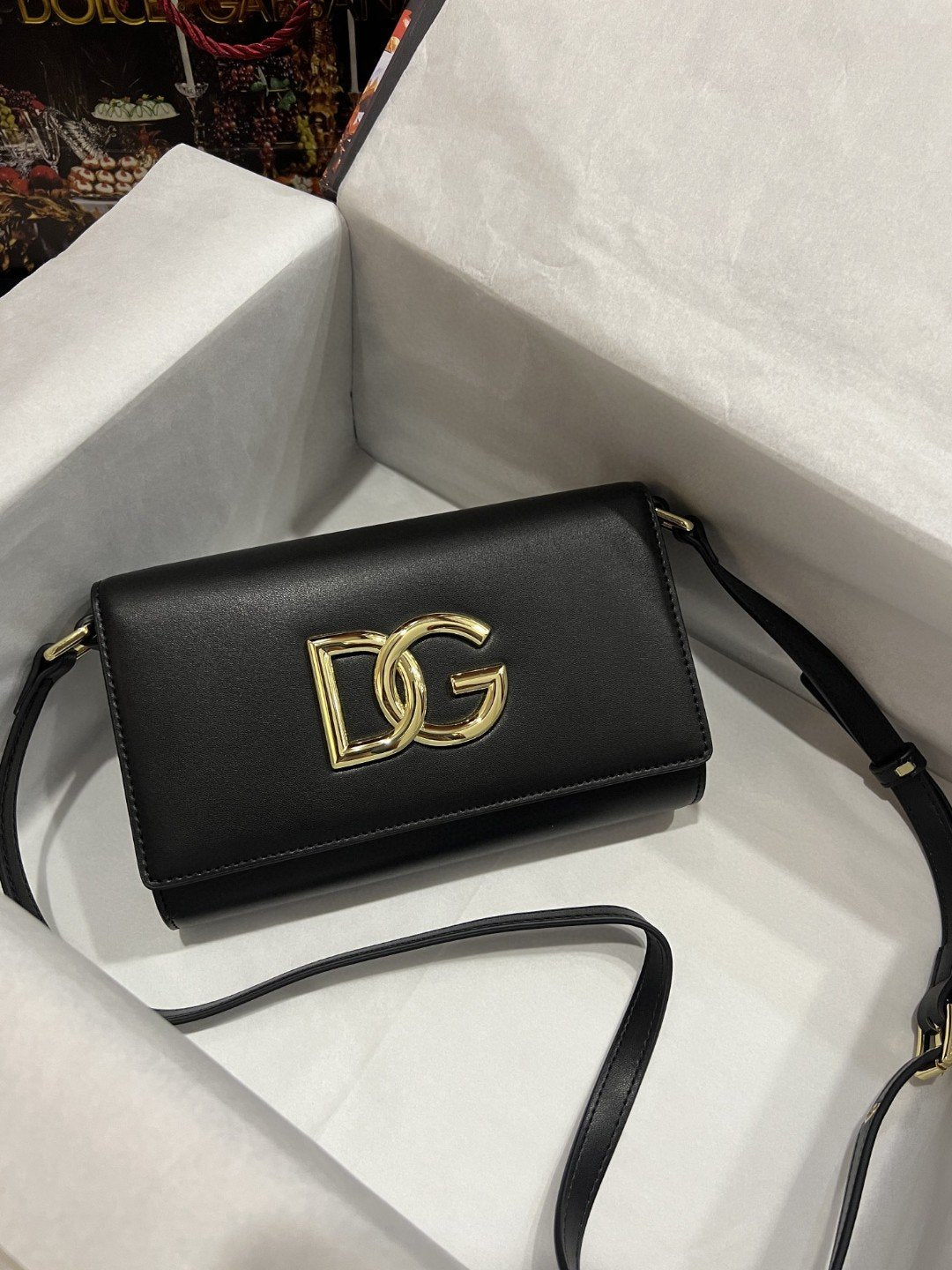 Top Quality7082Aw57680999 Black Clutch Bag
