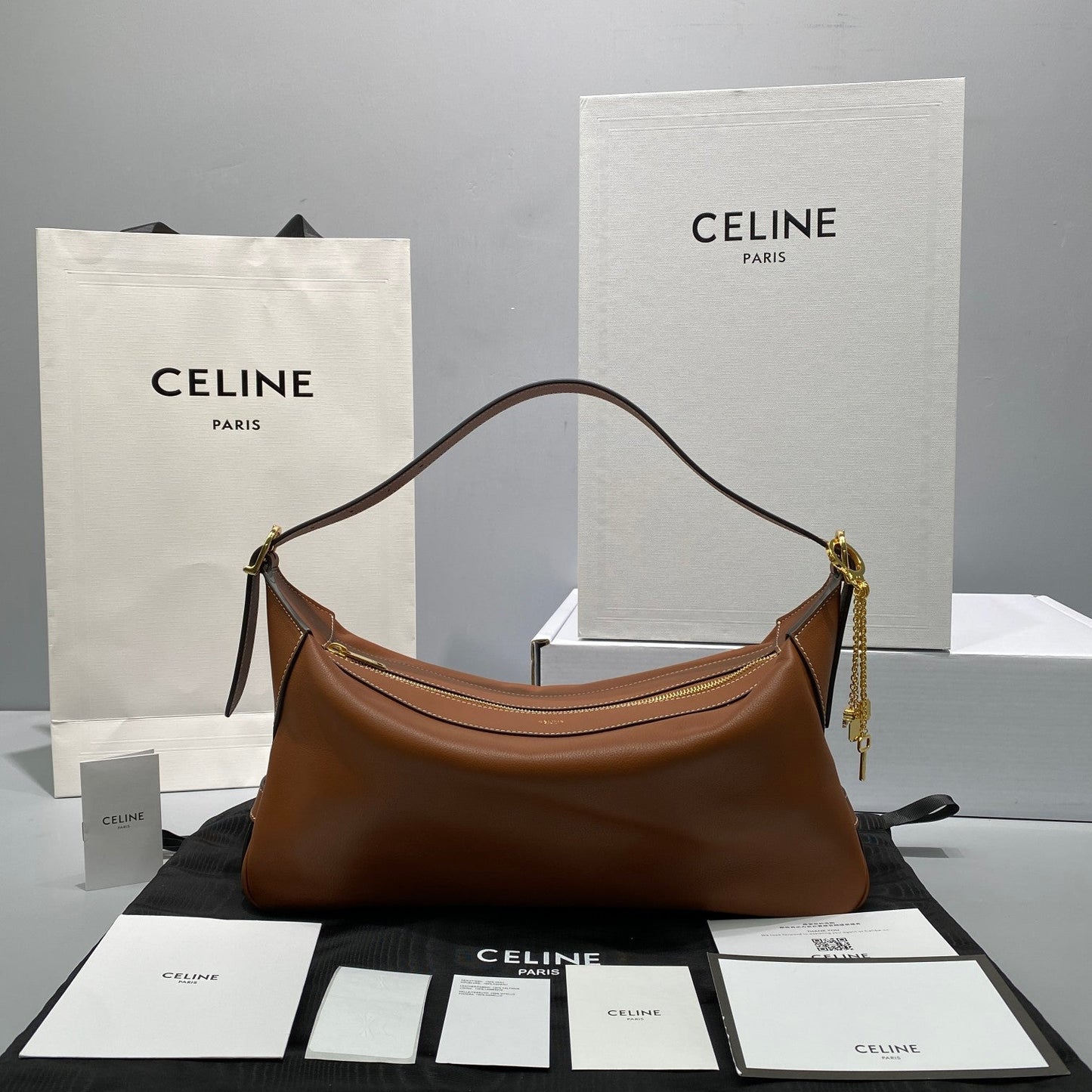 Top Quality Romy In Supple For Women Brown Medium Travel Bag