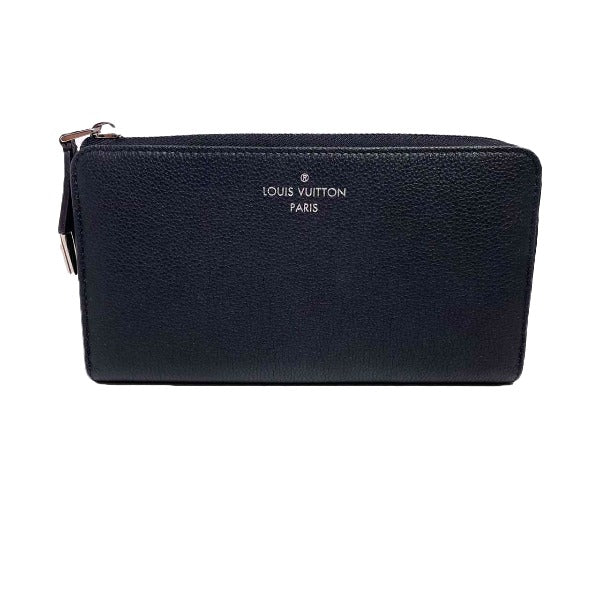 Louis Vuitton Long Purse N60146 Noir Voca Leather Wallet Case