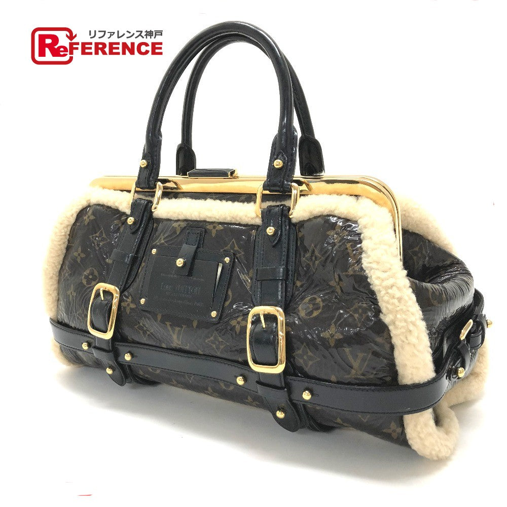Louis Vuitton M95574 Sheepskin Shearing storm Monogram Leather Patent Brown Jewelry
