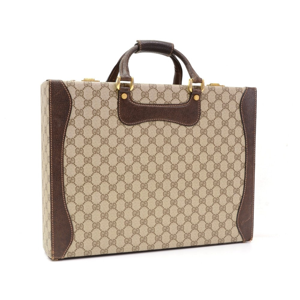 Gucci ssima Briefcase Travel Bag Canvas