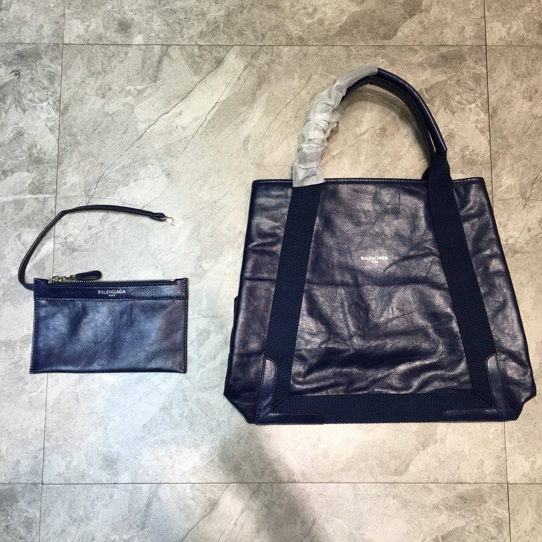 Top Quality Navy Metop Qualityum Cabas Tote Blue Tote Bag